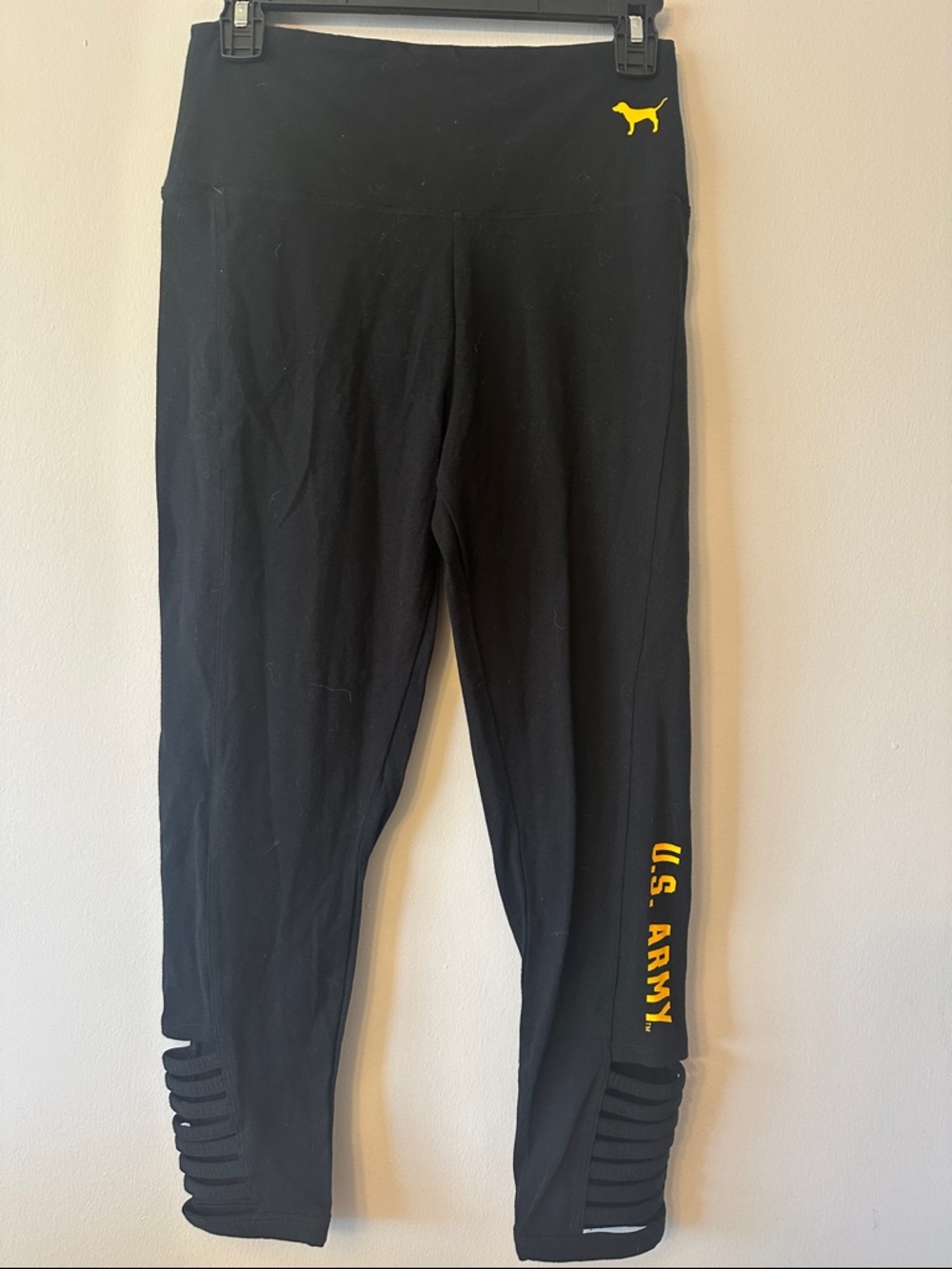 NWT victoria’s Secret army retired college collection ankle leggings
